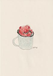 Tasse aux fraises