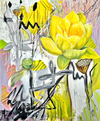 Стрекоза и лотос