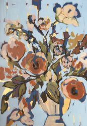 Флора в голубом