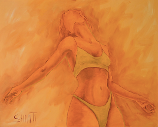 Оранжевая из серии "Танец"