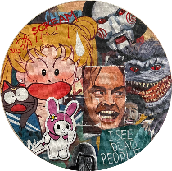 Generation Pepsi. Scary movie (картина+NFT)