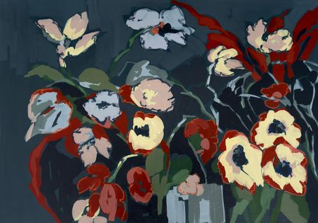 Ольга Змиевец (Картина, живопись - 
                  100 x 70 см) Композиция в темном