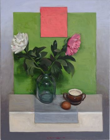 Никита Максимчук (Картина, живопись - 
                  70 x 90 см) Пионы
