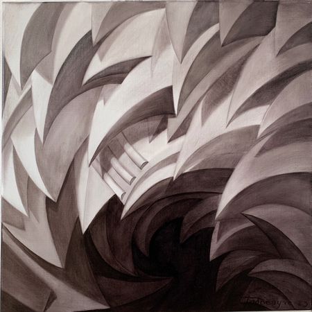 Ольга Тобрелутс (Картина, живопись - 
                  60 x 60 см) Транскодер Армагеддон. III