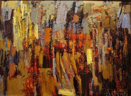Полина Заремба (Картина, живопись - 
                  78 x 58 см) Вечер мой