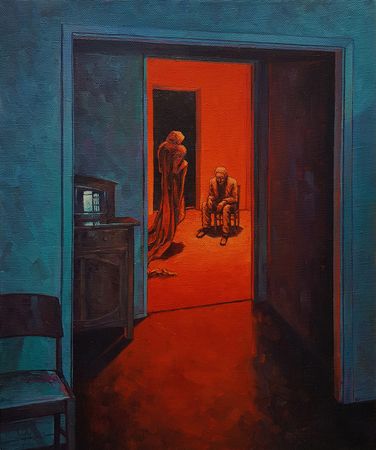 Александр Буданов (Картина, живопись - 
                  50 x 60 см) Порог Бесконечности