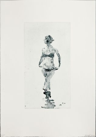 Ольга Чернышева (Графика печатная - 
                  35 x 50 см) Купальщица