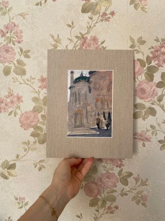 Алина Буглеева (Авторская графика - 
                  12 x 18 см) Стамбул