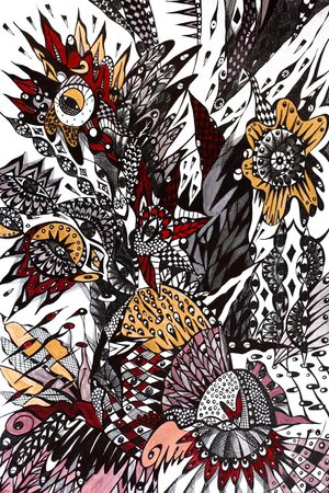 Ирина Шумская (Авторская графика - 
                  40 x 60 см) Утренняя песня