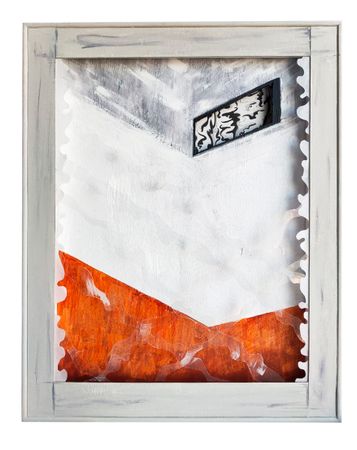 Валерия Финина (Коллаж / ассамбляж - 
                  40 x 50 см) Проходная зона