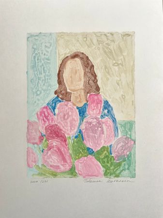 Наталья Чобанян (Графика печатная - 
                  29 x 41 см) Цветочное
