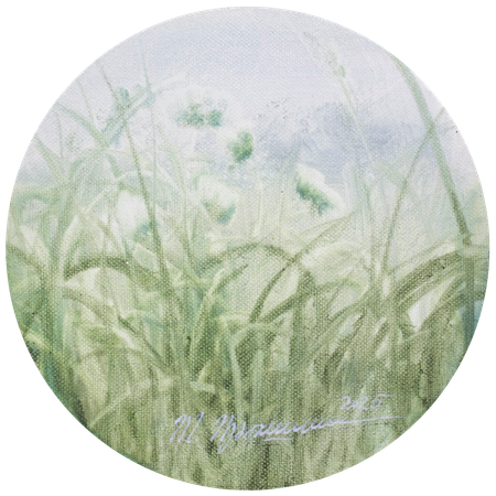 Татьяна Прокшина (Картина, живопись - 
                  20 x 20 см) Травы 251231
