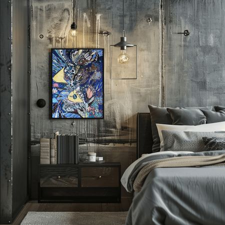 Ирина Шумская (Авторская графика - 
                  40 x 60 см) Букет