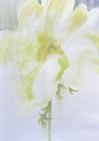 Ульяна Соловей (Авторская графика - 
                  30 x 40 см) Лист / анемон II