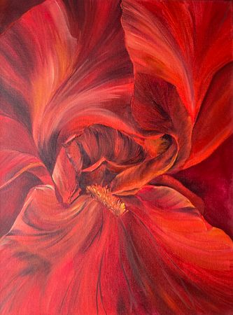 Инна Сумина (Картина, живопись - 
                  30 x 40 см) Total Red