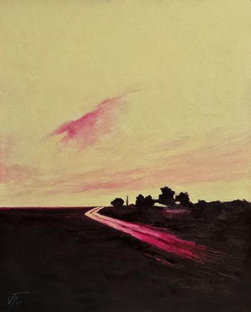 Александр Буданов (Авторская графика - 
                  40 x 50 см) Дорога 1