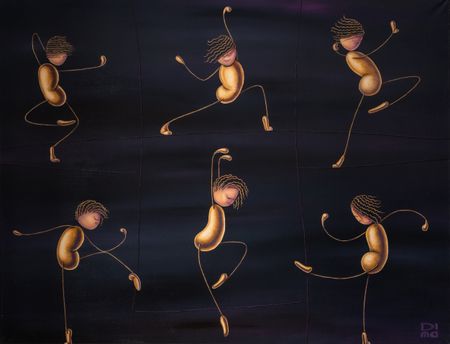 Дима Смольянинов (Картина, живопись - 
                  130 x 100 см) Autumn dance
