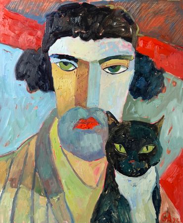 Анна Голубь (Картина, живопись - 
                  50 x 60 см) Японец