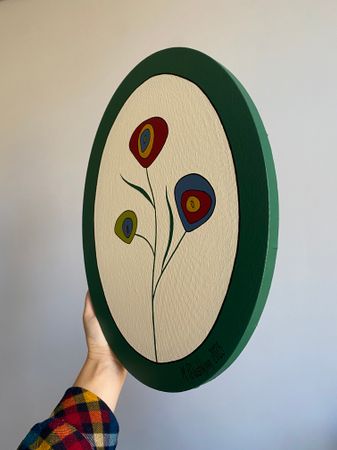 Мария Полушкина (Картина, живопись - 
                  30 x 40 см) Цветы