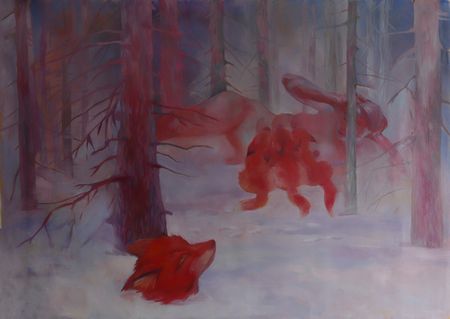Полина Суровова (Картина, живопись - 
                  140 x 100 см) Уязвимость