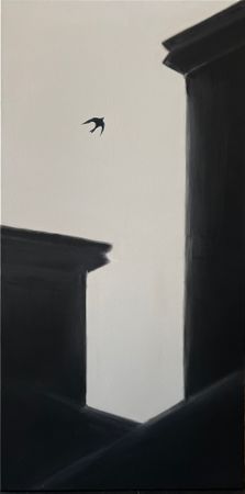 Ольга Шанина (Картина, живопись - 
                  50 x 100 см) No.1 YOU.  Серия работ "T I M E F L I E S"