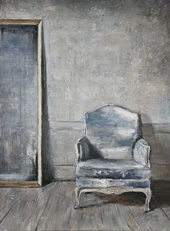 Людмила Пономарева (Картина, живопись - 
                  60 x 80 см) Присаживайтесь...