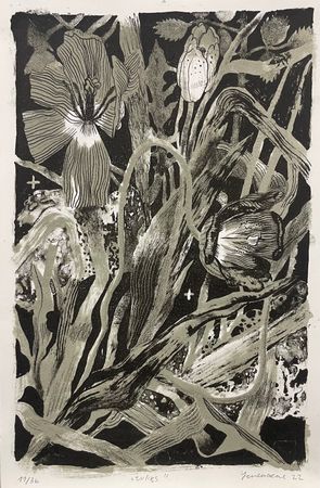 Наташа Успенская (Графика печатная - 
                  20 x 30 см) Tulips