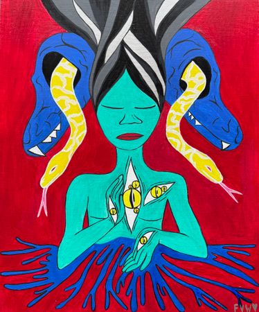 Виолетта Киселева (Картина, живопись - 
                  50 x 60 см) Сирендипити