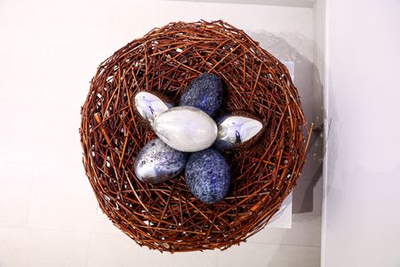 Юля Рокина (Объект - 
                  70 x 70 см) Гнездо