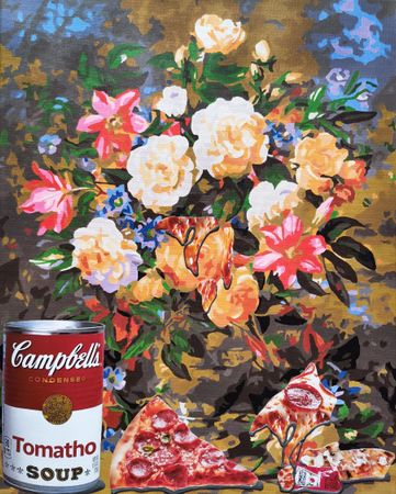 Ирина БАСТ (Картина, живопись - 
                  40 x 50 см) Время пиццы