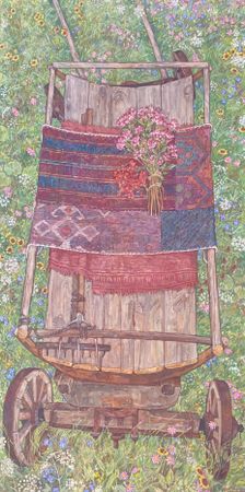 Залифа Хибатова (Картина, живопись - 
                  90 x 180 см) Отдых