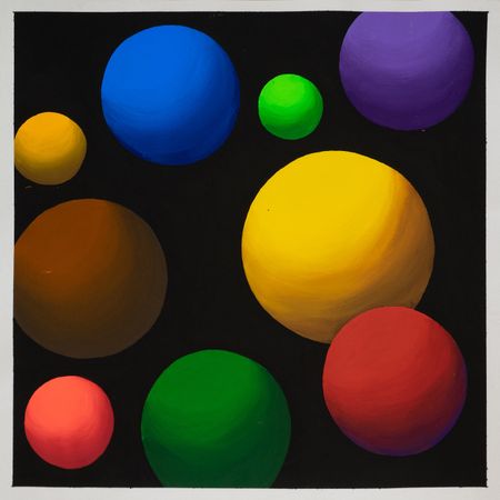 Олег Хвостов (Авторская графика - 
                  41.5 x 41.8 см) Без названия