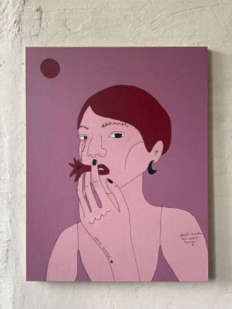 Аня Ману (Картина, живопись - 
                  70 x 90 см) Luna