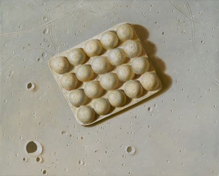 Виктор Пономаренко (Картина, живопись - 
                  50 x 40 см) Jettison. Moonscape №8