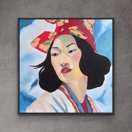 Нина Григель (Картина, живопись - 
                  60 x 60 см) Анна