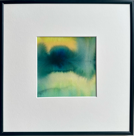 Анастасия Попова (Авторская графика - 
                  30 x 30 см) Вечер на Сылве, часть IV