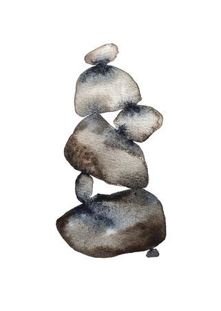 Тани Соул (Авторская графика - 
                  15 x 21 см) Каменный Дзен №3