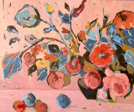 Ольга Змиевец (Картина, живопись - 
                  120 x 100 см) Праздник цвета