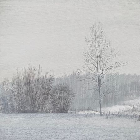Мария Стадник (Картина, живопись - 
                  30 x 30 см) Туманные дали