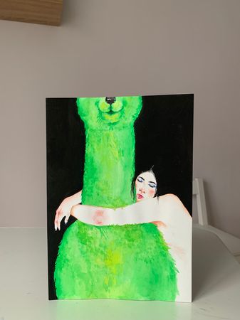 Мария Черепанова (Авторская графика - 
                  21 x 30 см) Лама