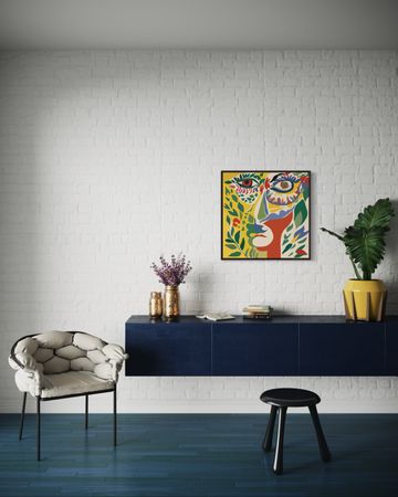 Нина Цориева (Картина, живопись - 
                  70 x 70 см) Портрет женщины