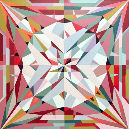 Марина Астахова (Картина, живопись - 
                  80 x 80 см) Crystal V