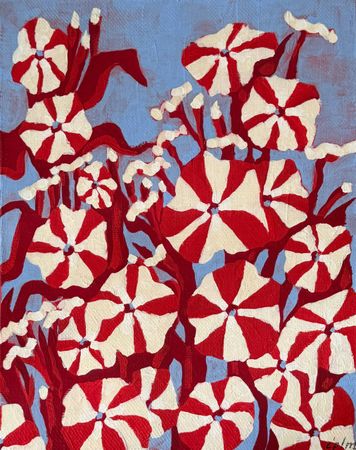 Виктория Зарецкая (embrassé par la muse) (Картина, живопись - 
                  24 x 30 см) Phlox