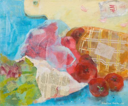 Валентина Гайчук (Картина, живопись - 
                  60 x 50 см) Кухня 3