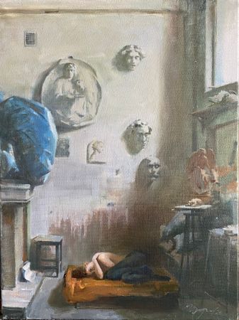 Надежда Воронцова (Картина, живопись - 
                  45 x 60 см) Сопричастность