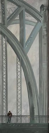 Елизавета Тарасова (Картина, живопись - 
                  35 x 80 см) Бегущая мимо