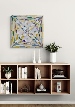 Марина Астахова (Картина, живопись - 
                  80 x 80 см) Crystal IV