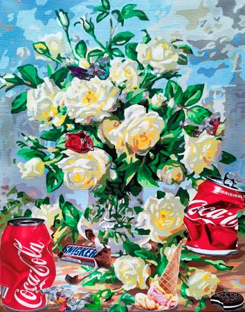 Ирина БАСТ (Картина, живопись - 
                  40 x 50 см) Сладкий перекус