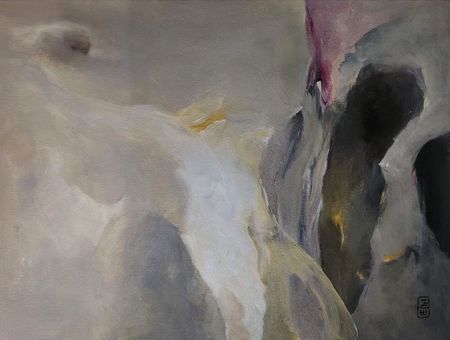 Женя Шарвина (Авторская графика - 
                  40 x 30 см) Форма ничего №4