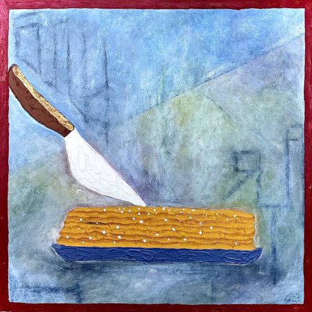 Shishik (Картина, живопись - 
                  40 x 40 см) Блинята
